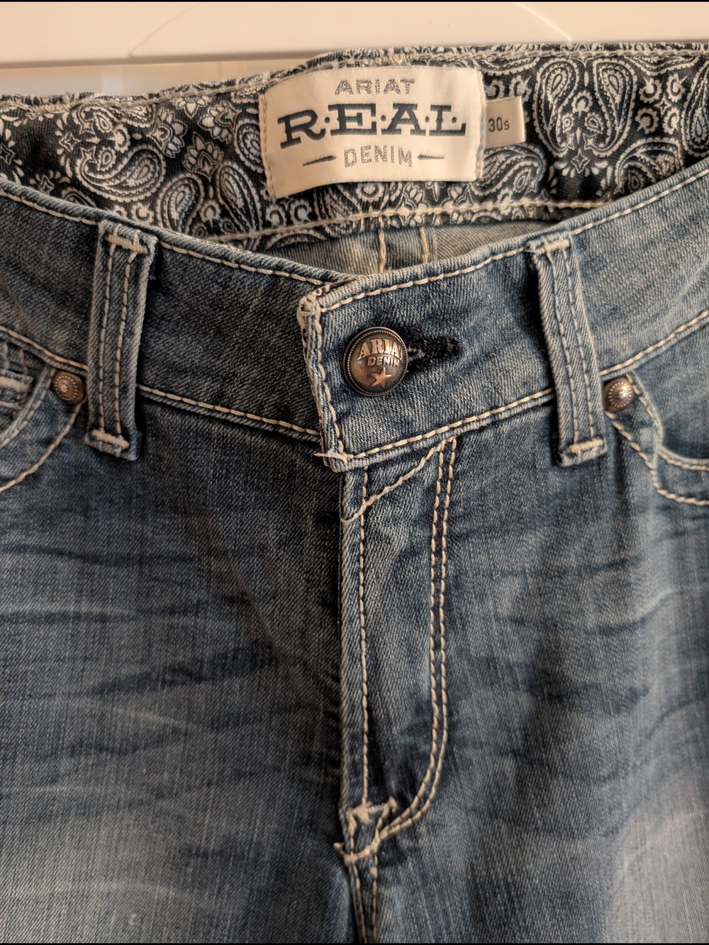 Ariat REAL Denim Women's Jeans, Size 30S Excellent Condition Like New